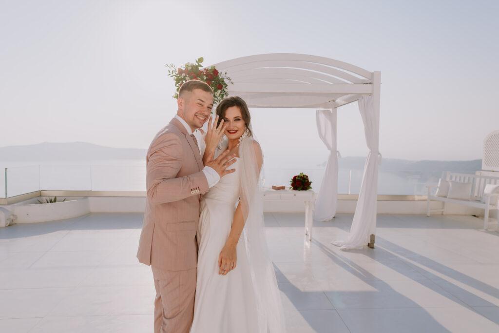 Ślub na Santorini 30 Ślub na Santorini Taras Andromeda