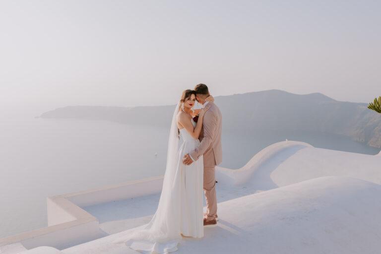 Ślub na Santorini Taras Andromeda