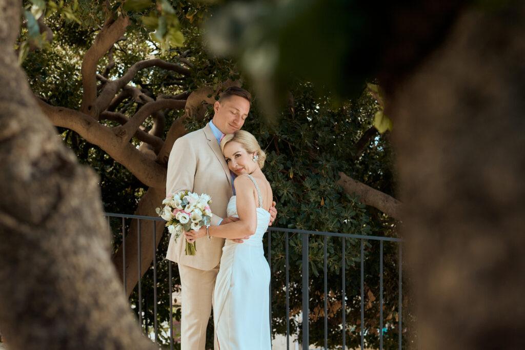 Ślub na Sycylii na tarasie