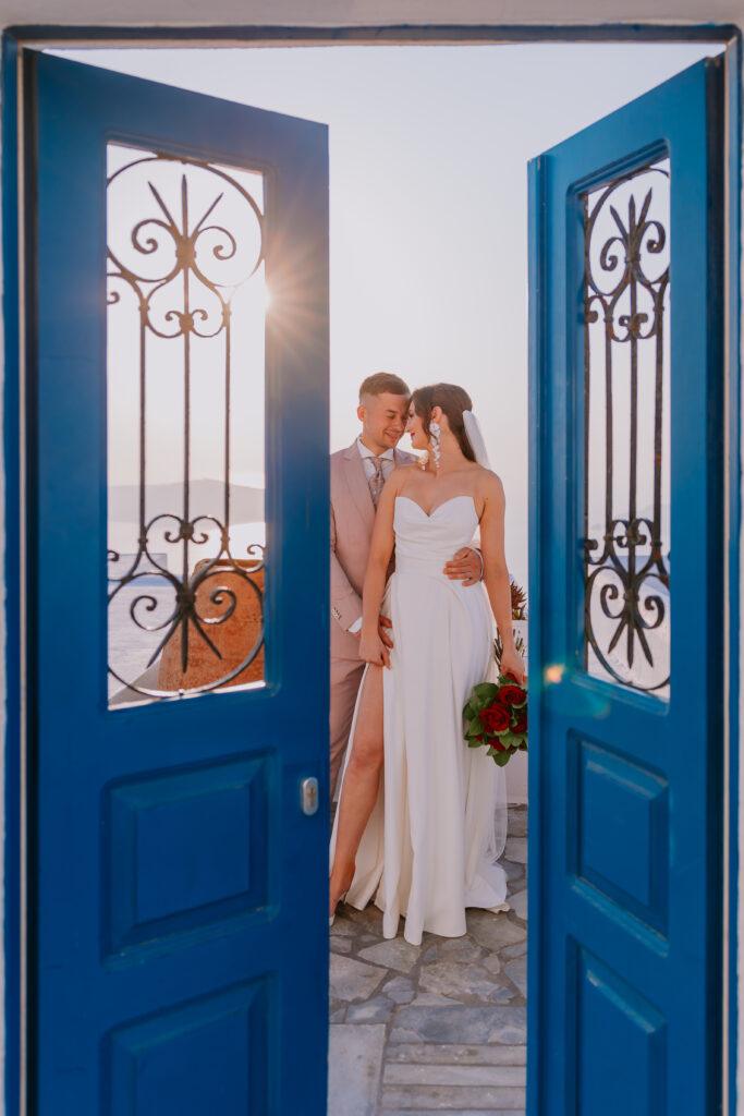 Ślub na Santorini Taras Andromeda