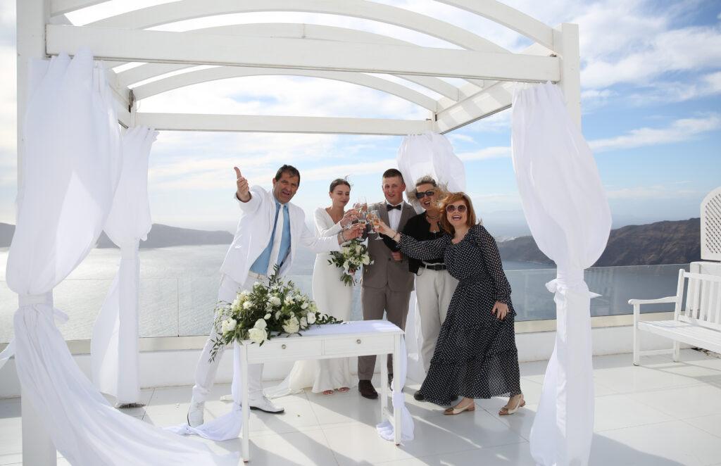Ślub na Santorini 31 Ślub na Santorini Taras Andromeda