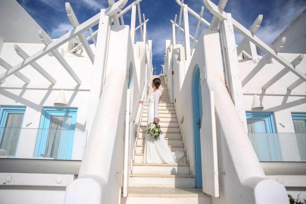 Ślub na Santorini Taras Andromeda