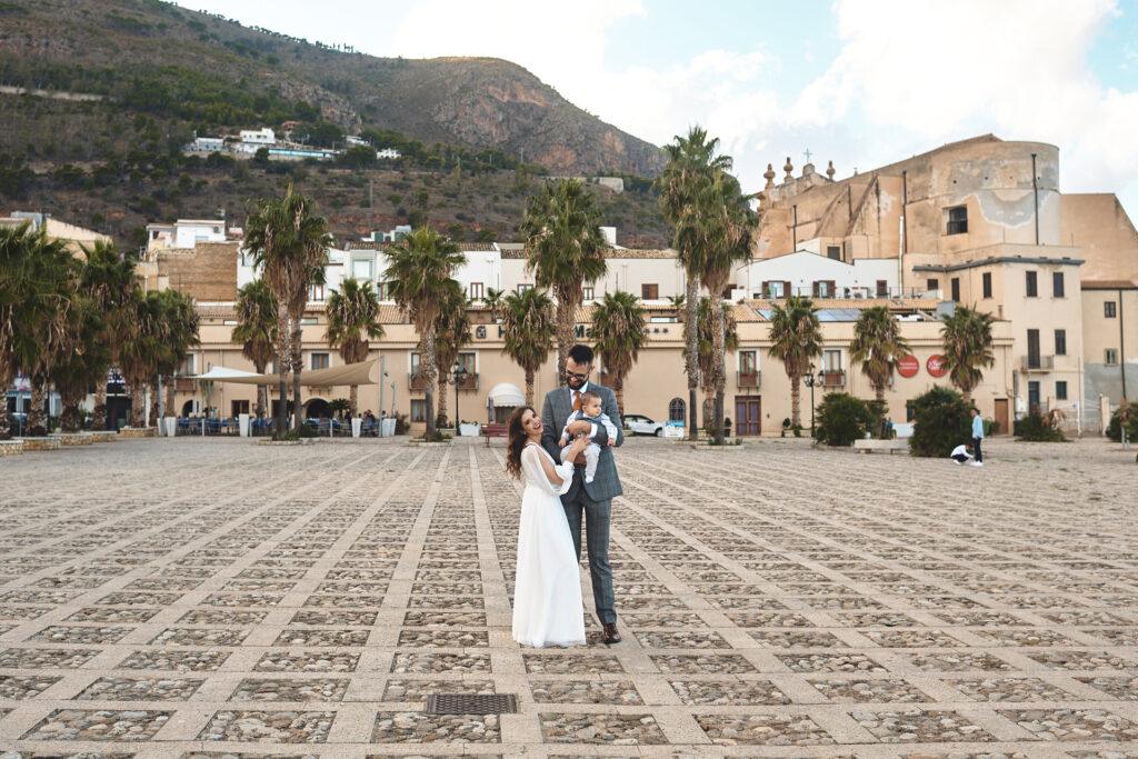 Ślub na Sycylii na tarasie