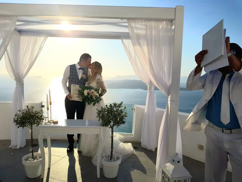 Ślub na Santorini- Karolina i Janusz