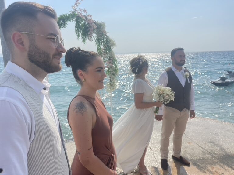 Ślub w Chorwacji na plaży lub klimatycznym molo w Podstranie