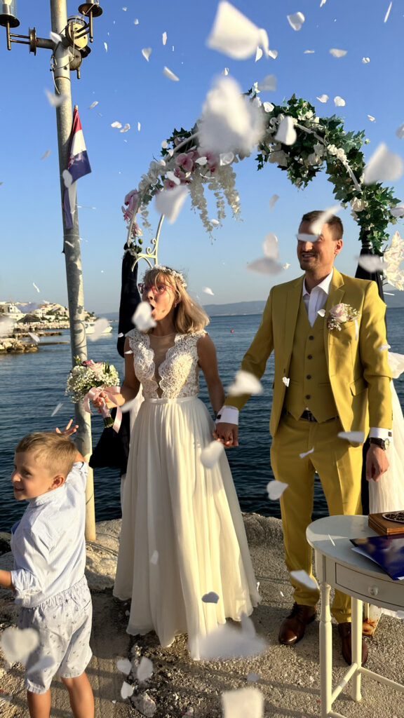 Ślub w Trogirze na starówce UNESCO z wyjątkowym miejscem do zdjęć 9 Ślub w Chorwacji Trogir starówka