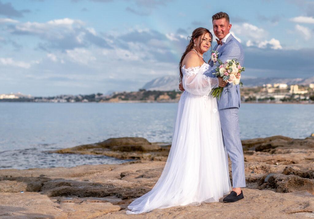 Ślub na Krecie na plaży