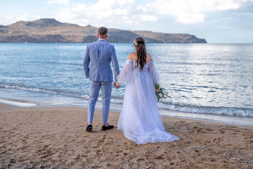 Ślub na Krecie na plaży
