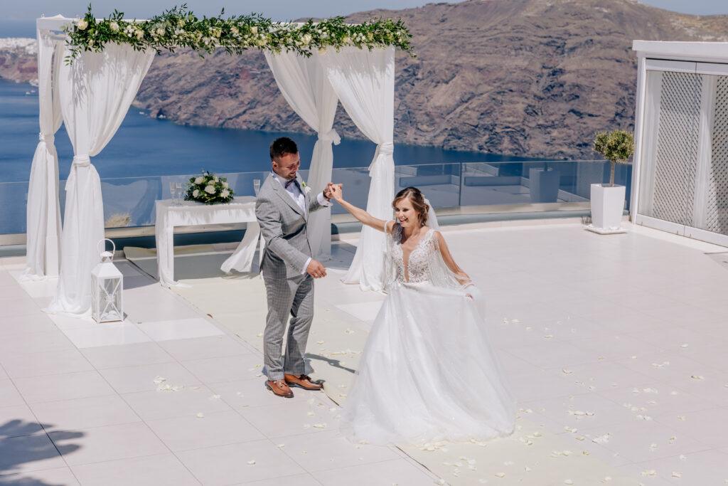 Ślub na Santorini 25 Ślub na Santorini Taras Le Ciel