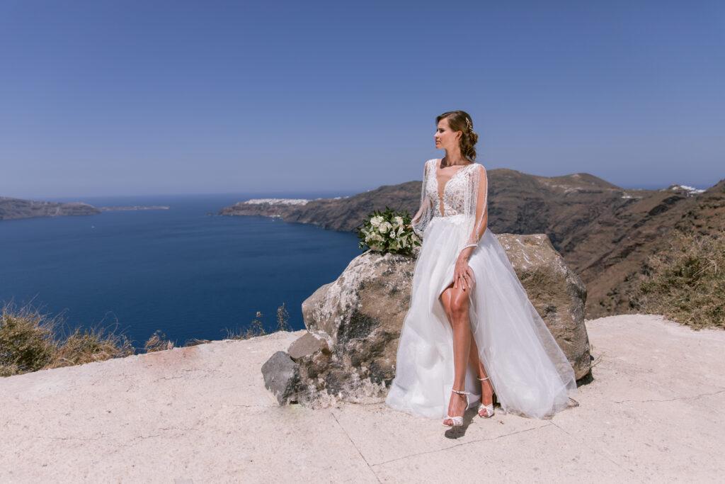 Ślub na Santorini Taras Le Ciel