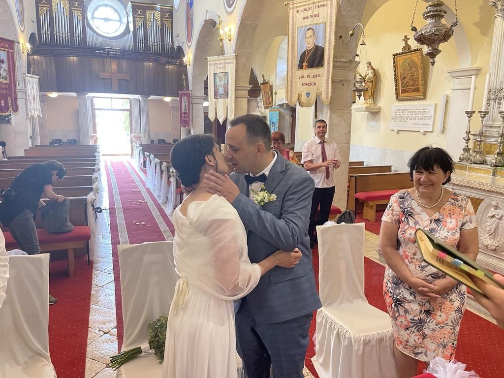 Ślub kościelny w Chorwacji - Primosten 1 Ślub w Chorwacji, Ślub kościelny Primosten