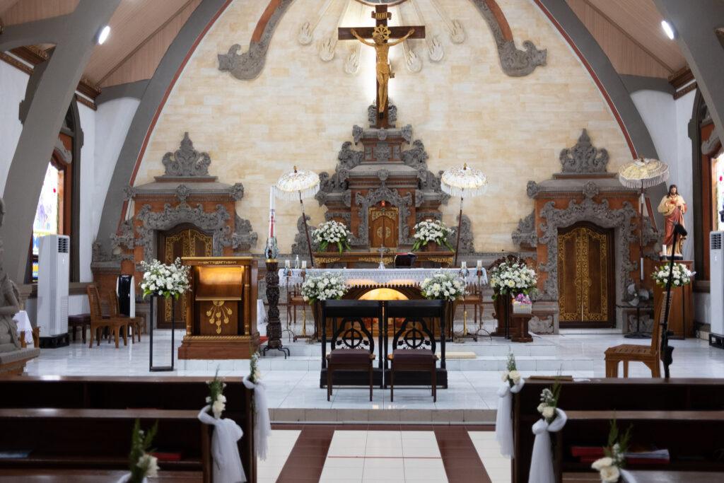 Ślub na Bali - ślub kościelny