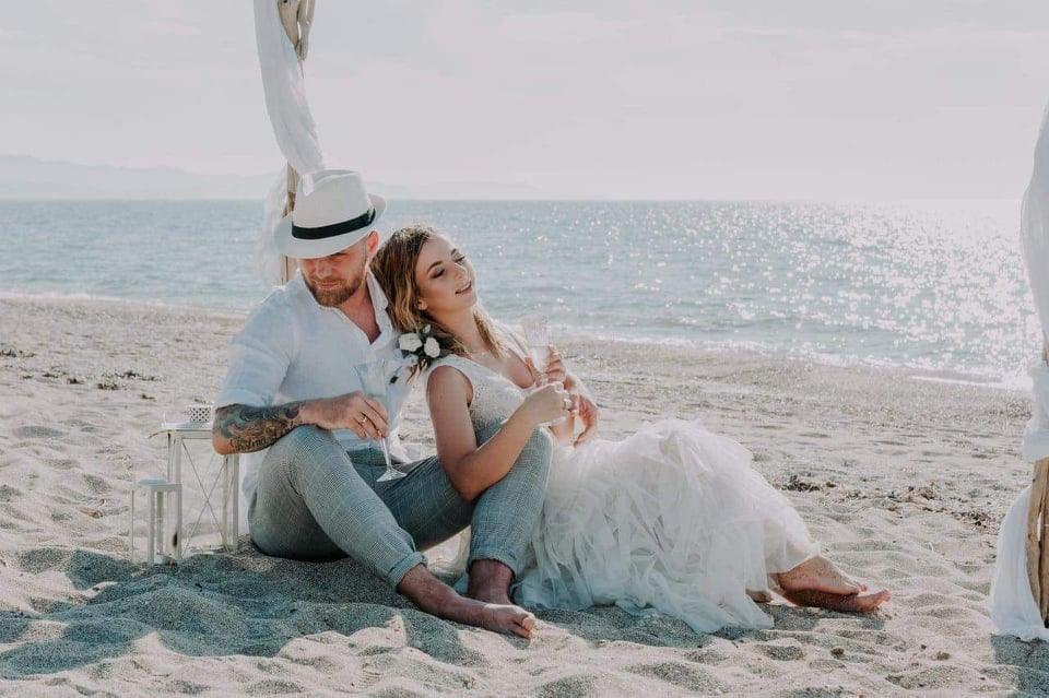 Ślub na Korfu 22 Ślub na Korfu - ślub cywilny na plaży
