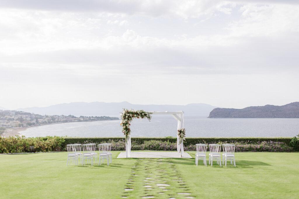 Ślub na Krecie z widokiem na morze