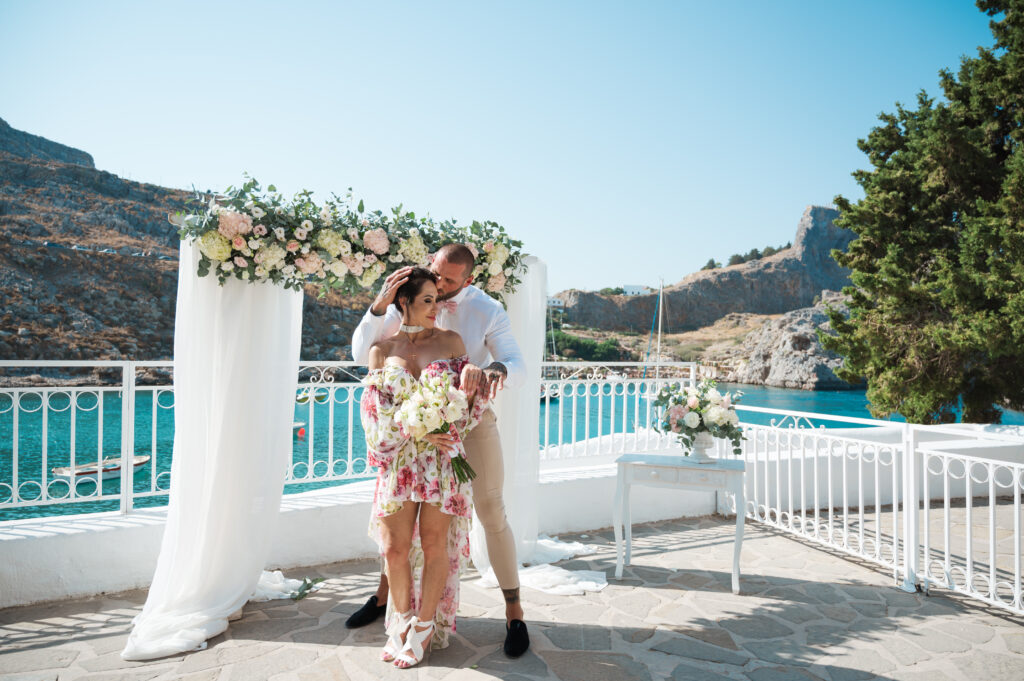 Ślub na Rodos 16 Intymny Ślub na Rodos, Zatoka Świętego Pawła – Anna i Bartosz