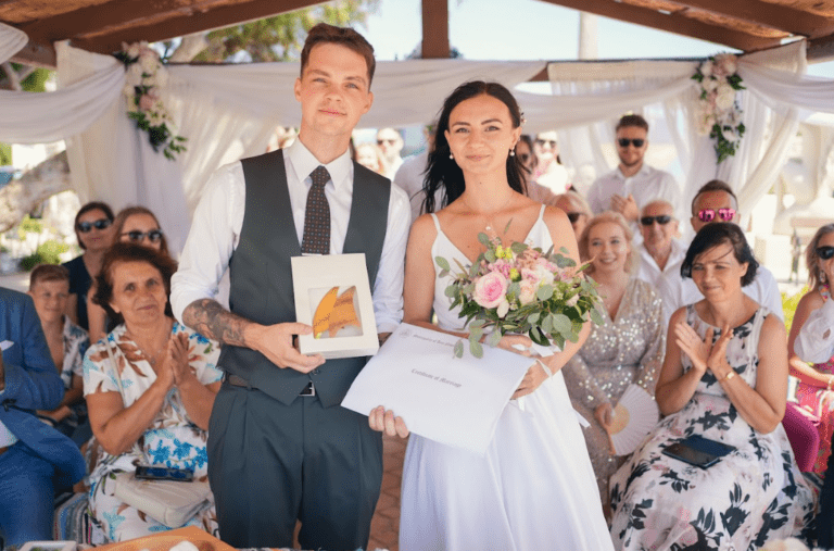 Ślub na Cyprze Ammos Beach