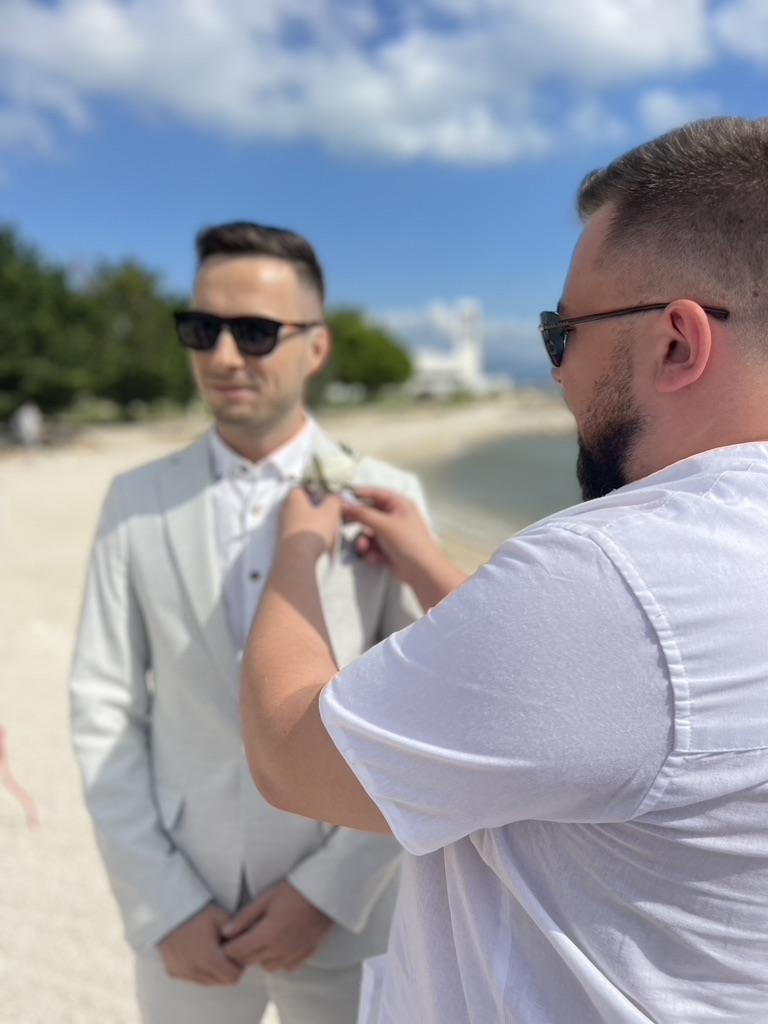 Ślub w Chorwacji - Dominika i Dominik 🌺🐾🍾 4 Ślub w Chorwacji na plaży - Dominika i Dominik