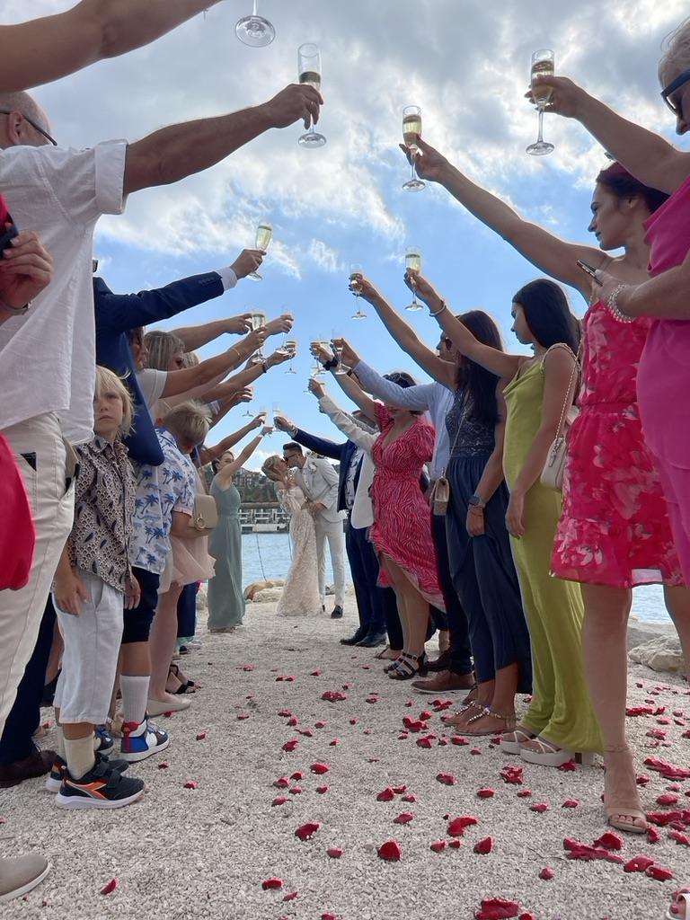 Ślub za granicą jest tańszy niż wesele w Polsce 2 Ślub w Chorwacji na plaży - Dominika i Dominik