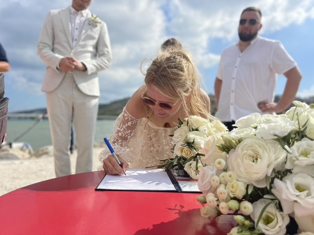 Ślub w Chorwacji - Dominika i Dominik 🌺🐾🍾 9 Ślub w Chorwacji na plaży - Dominika i Dominik