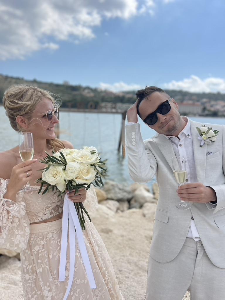 Ślub w Chorwacji - Dominika i Dominik 🌺🐾🍾 10 Ślub w Chorwacji na plaży - Dominika i Dominik