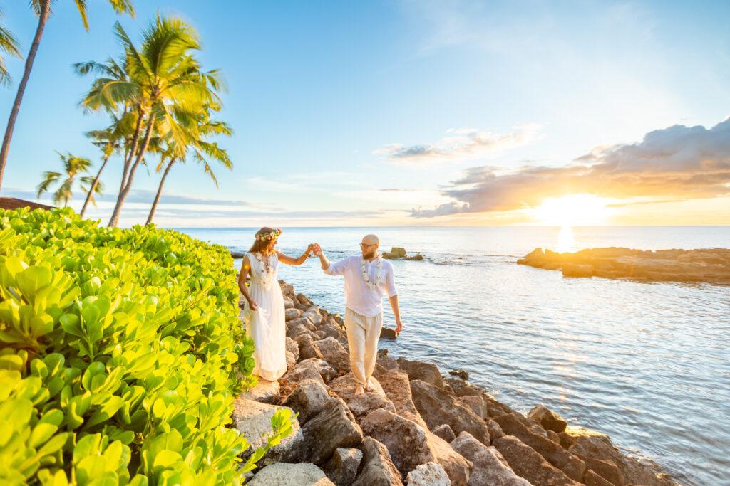 Joanna i Mateusz - ślub na Hawajach